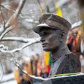 Latvian authorities detain man who allegedly defaced partisan leader’s monument in Merkinė
