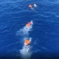 Kantrybę praradę migrantai iššoko iš gelbėtojų laivo