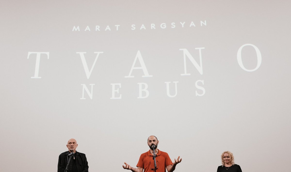 Vilniuje įvyko Marato Sargsyan filmo "Tvano nebus" premjera