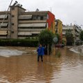 Graikijoje iškrito rekordinis kritulių kiekis