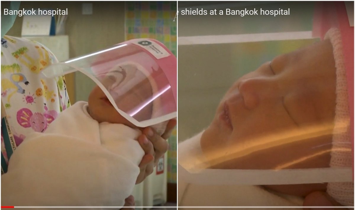 Kūdikių skydeliai, naudoti Bankoke, Tailande