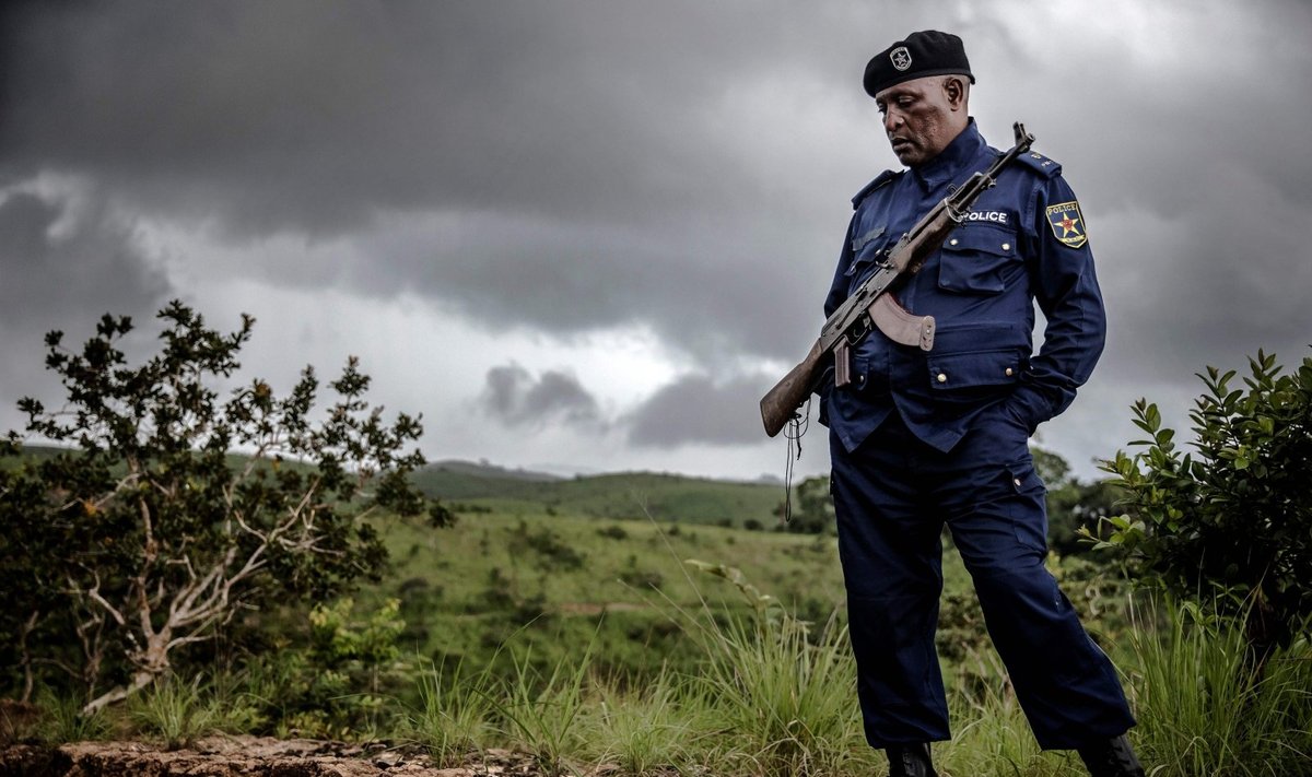 Kongo policijos pareigūnas