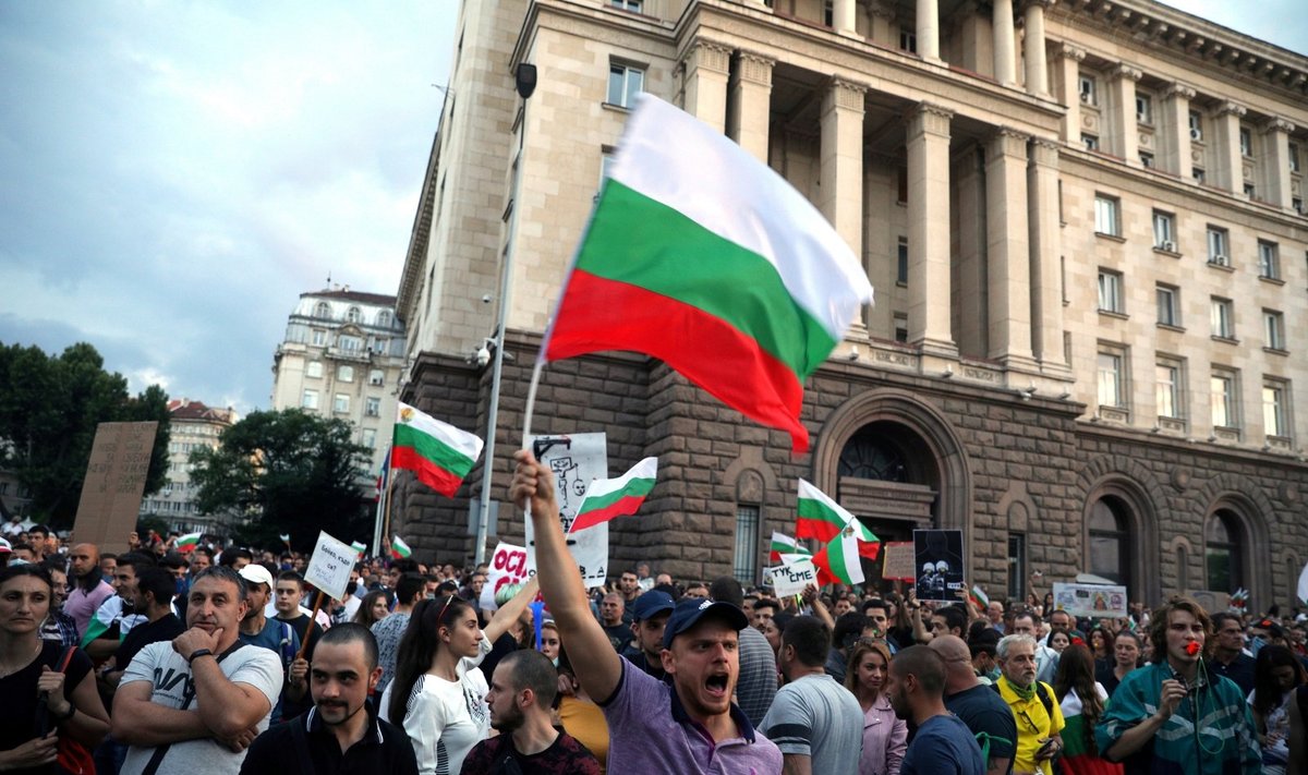 Protestai Bulgarijoje