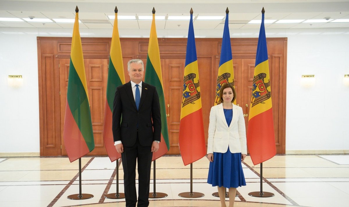 Prezidento susitikimas su Moldovos prezidente (Prezidento kanceliarijos nuotr.)