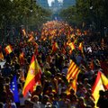 Madrido akcijos smuko dėl problemų Katalonijoje
