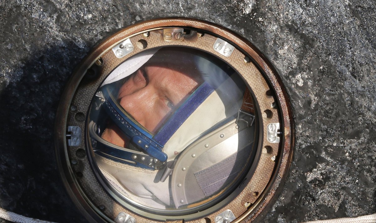 Astronautas, grįžęs į Žemę kapsulėje "Soyuz"