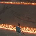M.Jacksono atminimui Kaune degė 3650 žvakučių