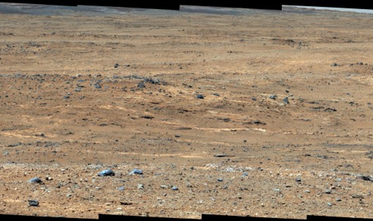 Marsaeigis "Curiosity" nufotografavo Gale kraterį