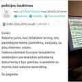 Lietuvos policija įspėja: būkite budrūs, sukčiai policijos vardu siunčia melagingus elektroninius laiškus