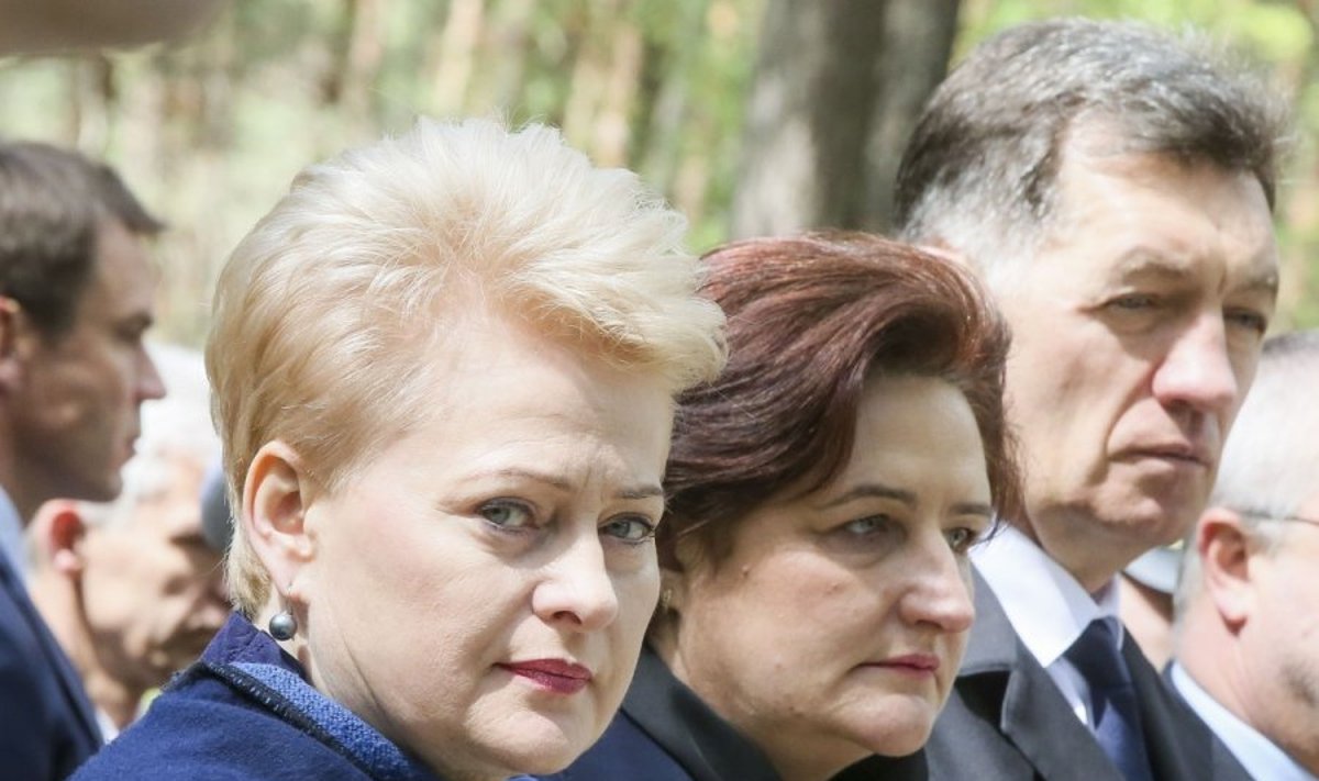 Dalia Grybauskaitė, Loreta Graužinienė ir Algirdas Butkevičius