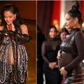 „Oskarų“ sceną užkariavo antro vaiko besilaukianti Rihanna: giriama už išskirtinį gebėjimą pabrėžti nėštumo grožį