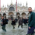 Užlietoje Venecijoje ruošiamasi naujiems potvyniams: paskelbtas aukščiausio lygio pavojus