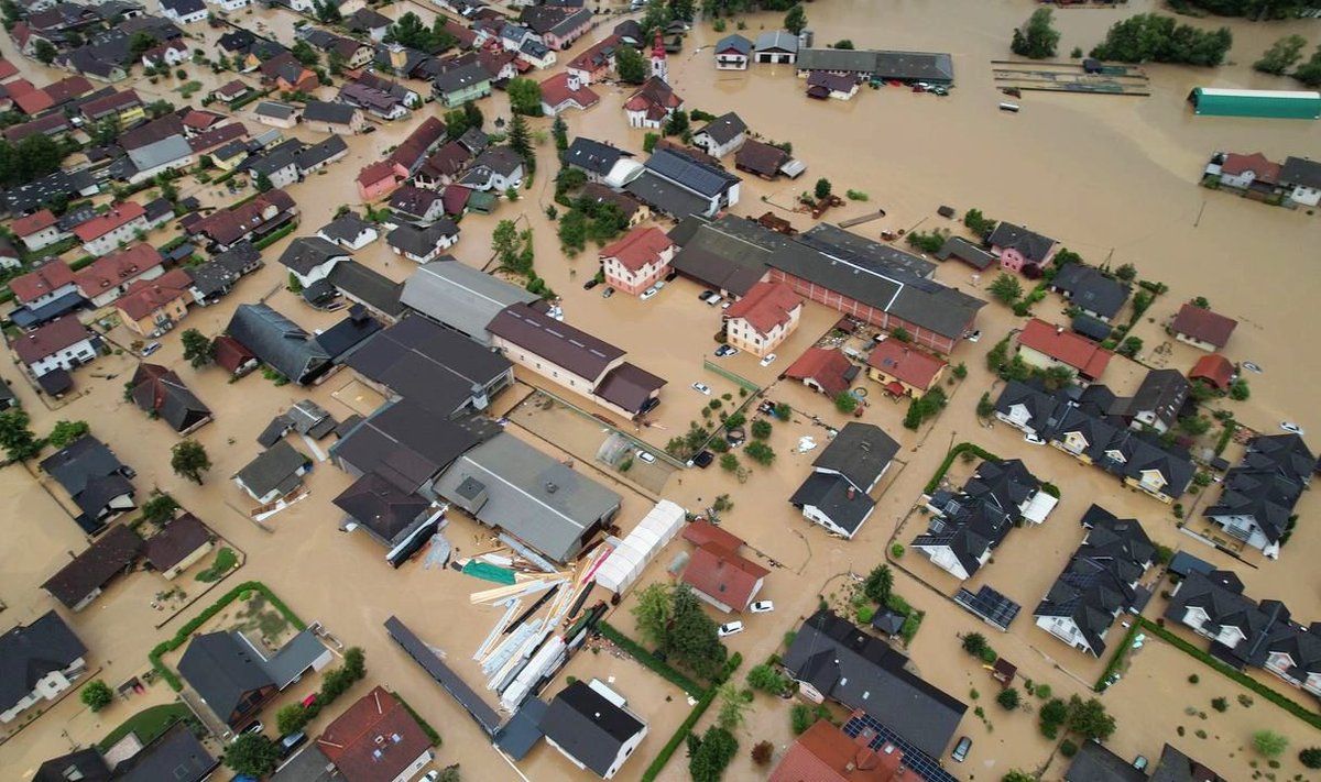 2023 m. rugpjūčio mėnesį Slovėniją užklupę potvyniai laikomi didžiausia stichine nelaime, ištikusia šalį per trisdešimt metų