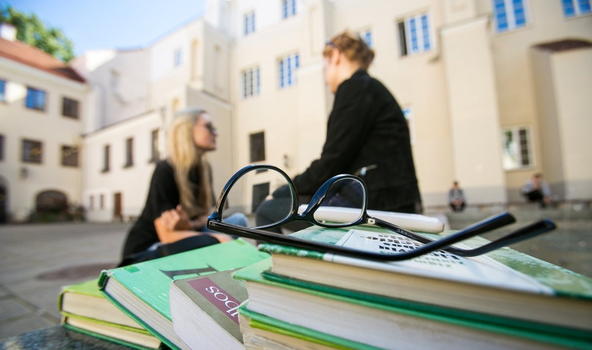 Students at the University of Vilnius