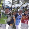 Švedijos slidininkai apgynė čempionų titulus komandinėje estafetėje