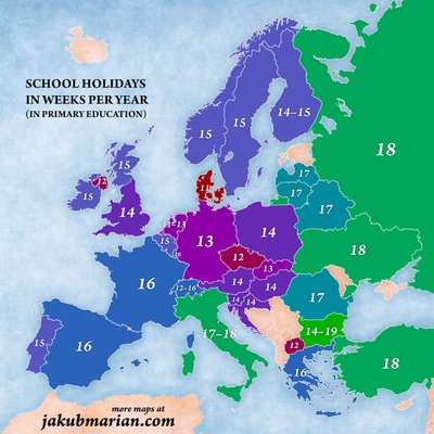Szkolne Wakacje w państwach Europy. Foto: jakubmarian.com