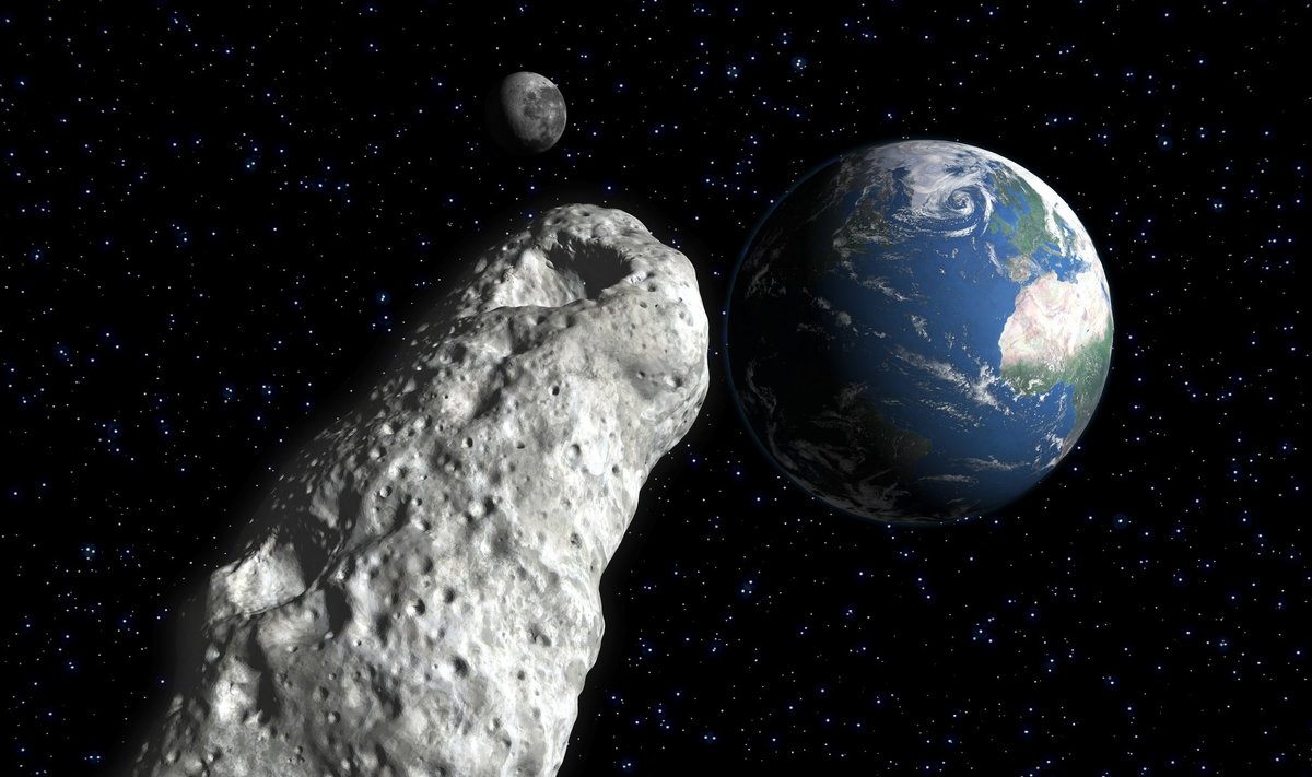 Asteroidas 2023BU praskries vos 3500km atstumu nuo Žemės. 