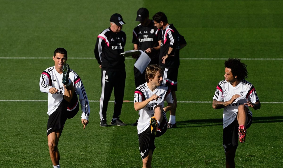 Madrido “Real“ komandos treniruotė