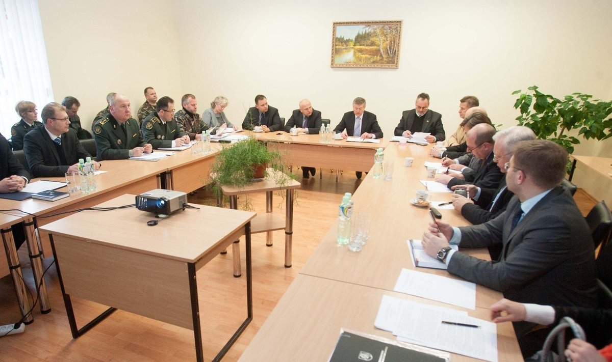 Seimo nacionalinio saugumo ir gynybos komitetas lankosi Medininkų pasienio kontrolės punkte