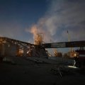 Per naktinę dronų ataką smogta Dunojaus uostui, nukentėjo grūdų saugyklos