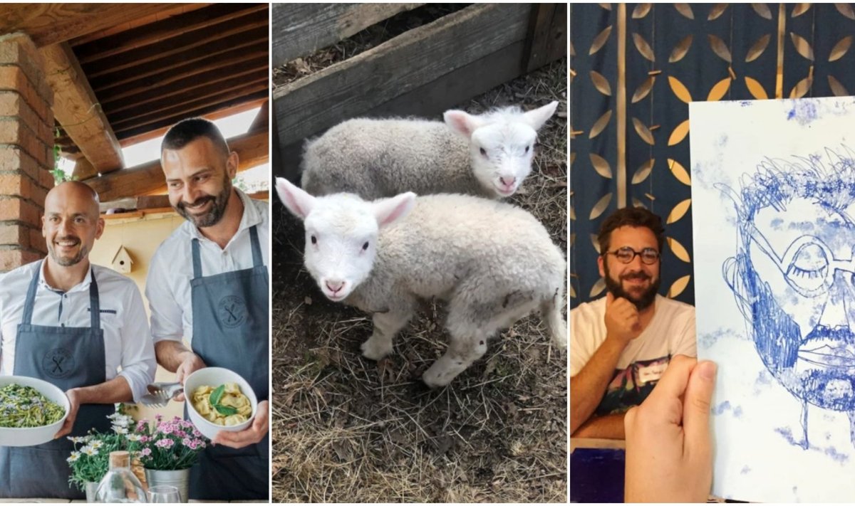Makaronų gaminimo pamokos Florencijoje, avių ferma Naujojoje Zelandijoje ir alkoholio gėrimas ir piešimas Portugalijoje