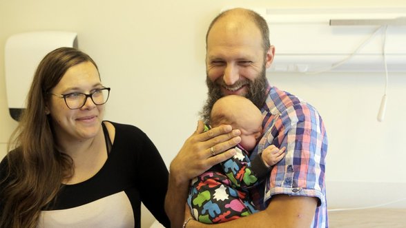 Tėvai Lietuvai parodė 6 kilogramų gimusį sūnų: vardas labai atitiko