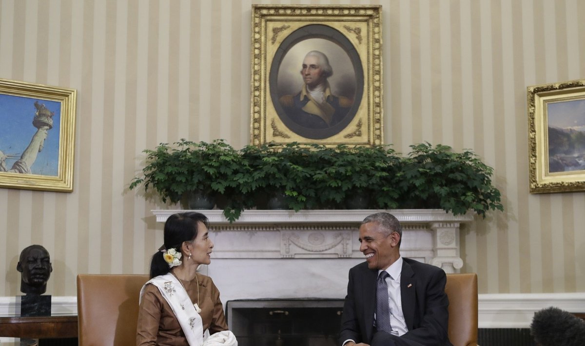 Barackas Obama,  Aung San Suu Kyi