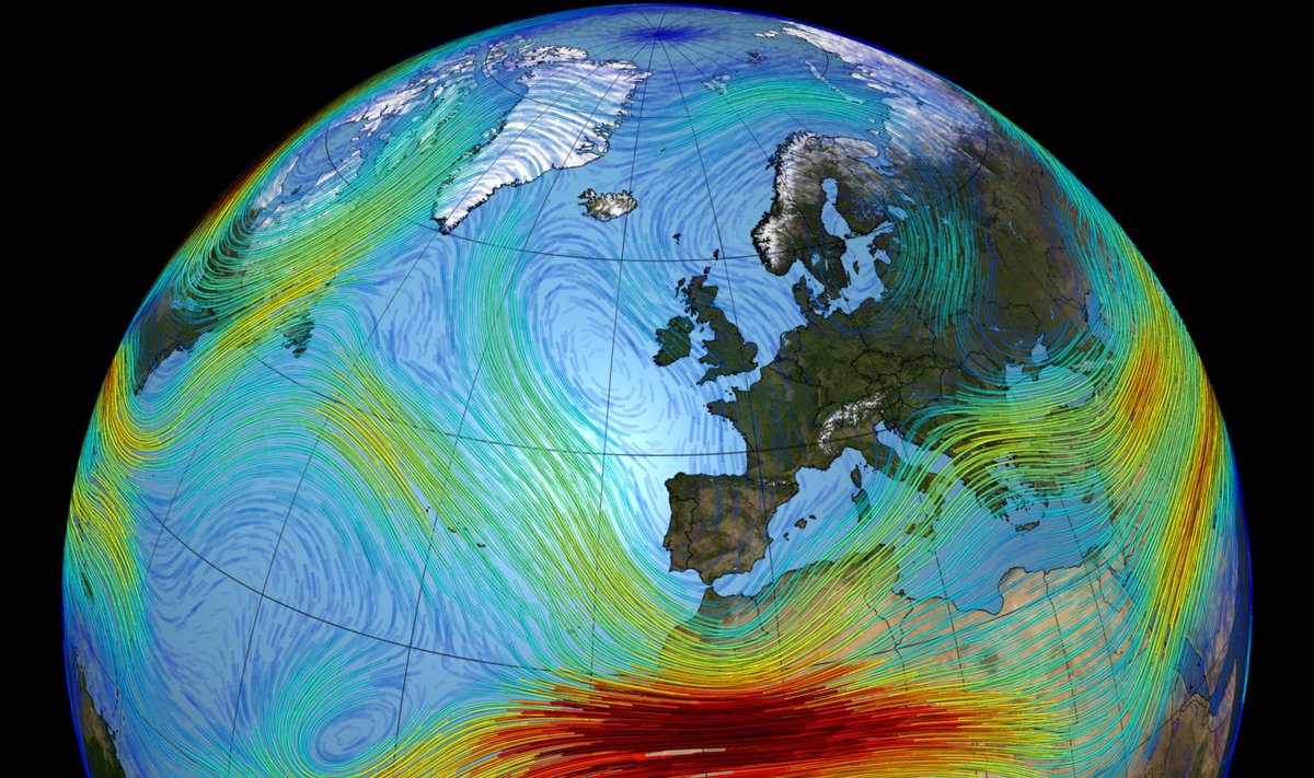 Klimato krizei ir toliau gilėjant, galima tikėtis akivaizdžių Šiaurės Atlanto atmosferos sraujymės sukrėtimų, o tai paskatintų esminius orų pokyčius.