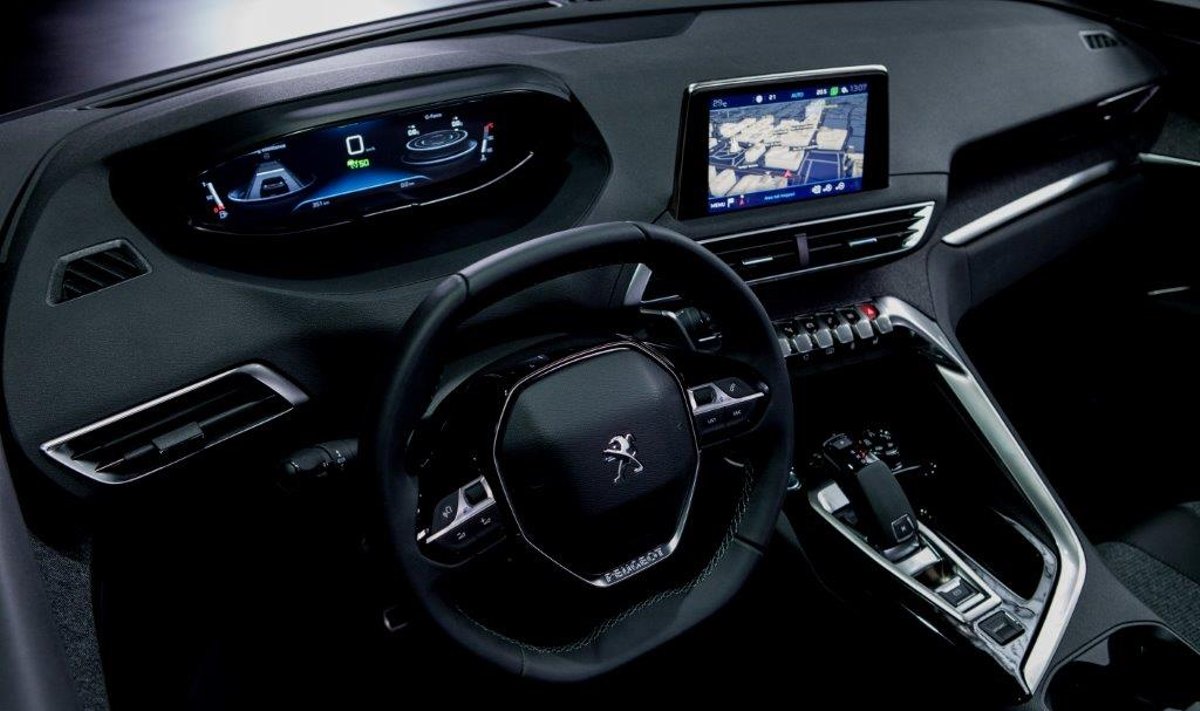"Peugeot i-Cockpit" salonas