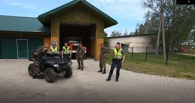 Bendras Valstybinių miškų urėdijosmiškininkų, policijos, Valstybės sienos apsaugos tarnybos ir Aplinkos apsaugos departamentodarbuotojų reidas