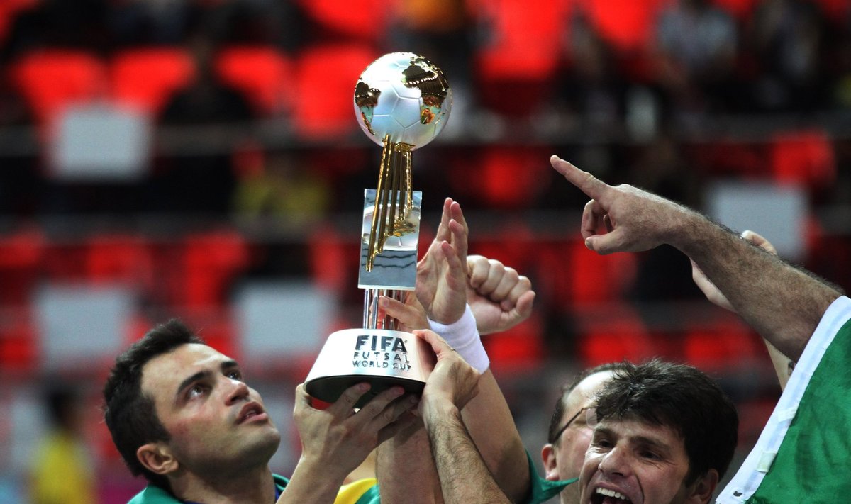Brazilijos salės futbolo rinktinės triumfas