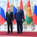 Putinas aplankė savo sąjungininką Minske: ką aptarė diktatoriai?