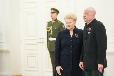 Dalia Grybauskaitė ir Šarūnas Sauka