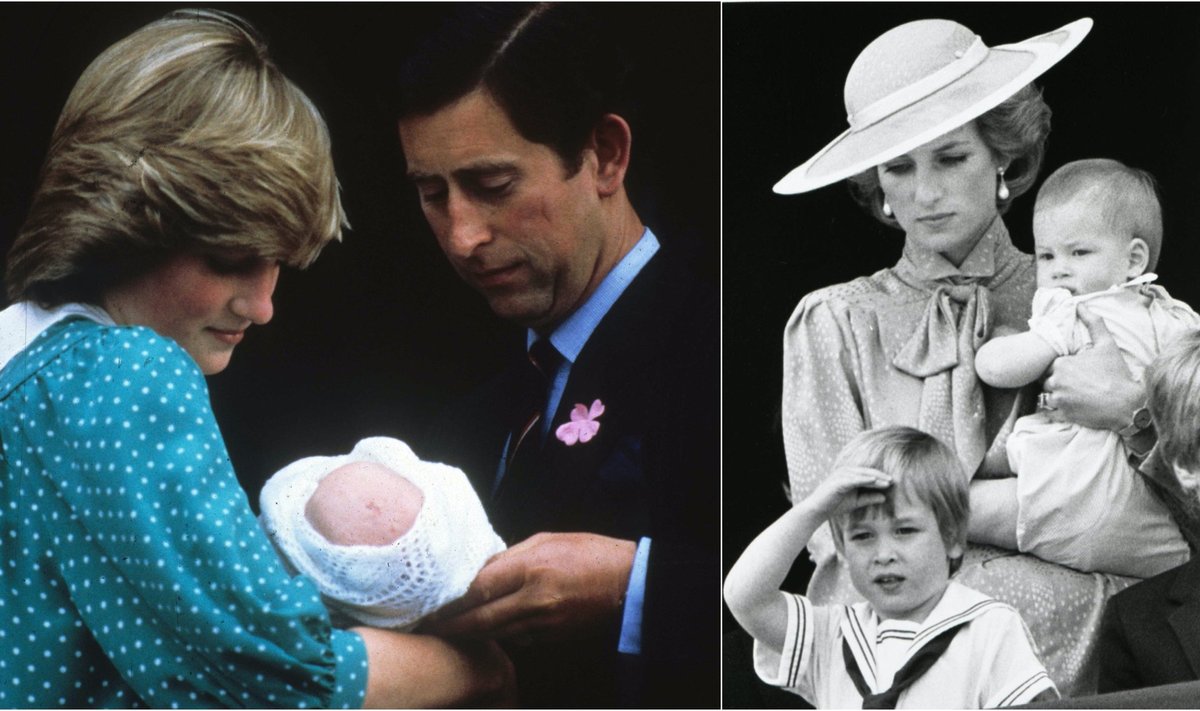 Princesė Diana su vaikais