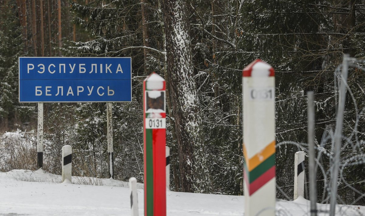 Lithuanian border with Belarus
