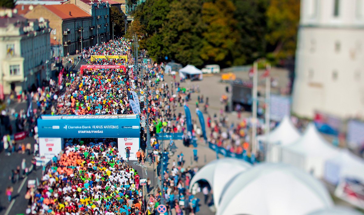 Bėgimo maratonas Vilniuje