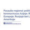 VU TSPMI: Pasaulio regionai. Politika ir koronavirusas Azijoje, Rytų Europoje, Rusijoje bei Lotynų Amerikoje