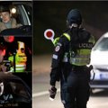 Reide naktį dirbusių policininkų akivaizdoje girtas BMW vairuotojas nušlavė šviesoforą