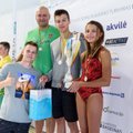 Rapšio taurės plaukimo varžybose – olimpiečio Grigalionio šeimos triumfas