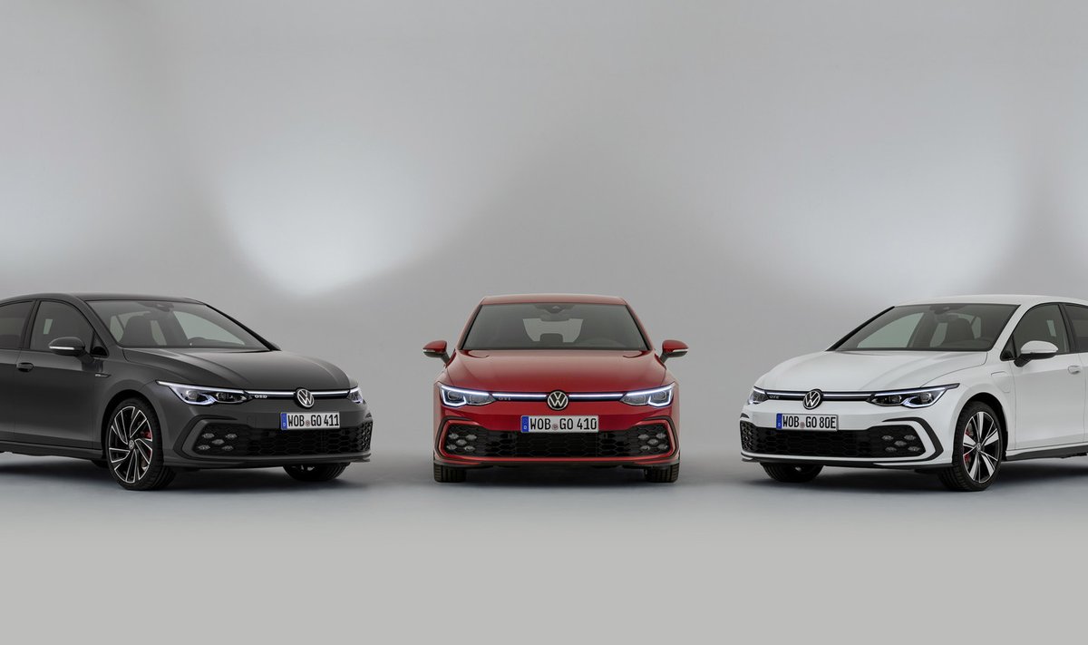 Ženevos automobilių parodoje "Volkswagen" pristatys tris skirtingus "Golf"