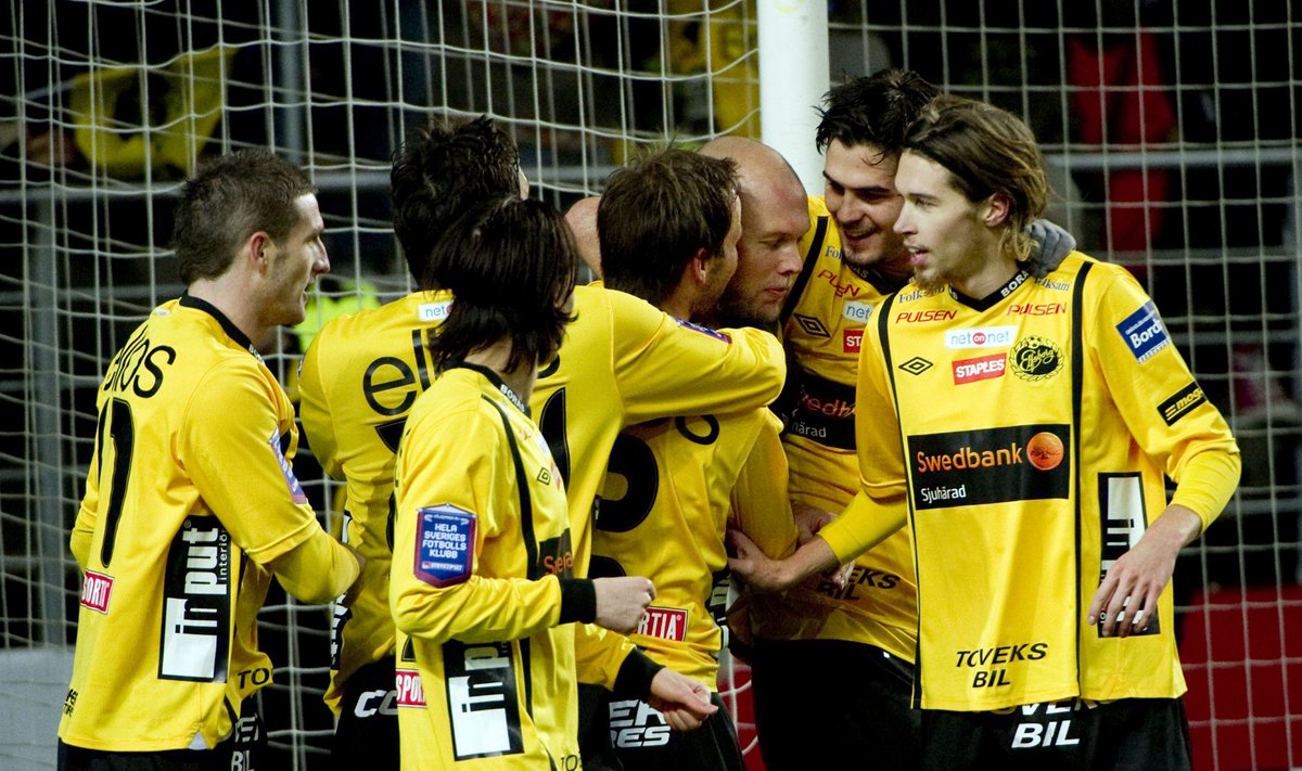 "Elfsborg" klubo futbolininkai džiaugiasi pergale