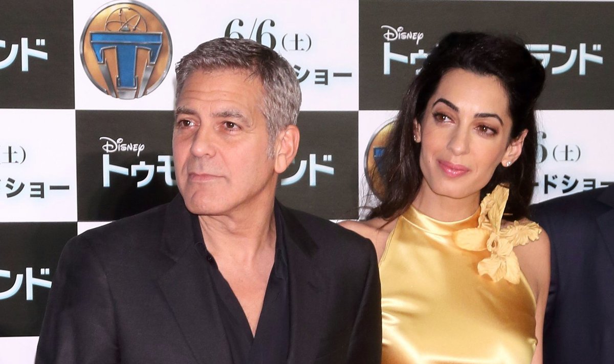 Amal Clooney ir George Clooney