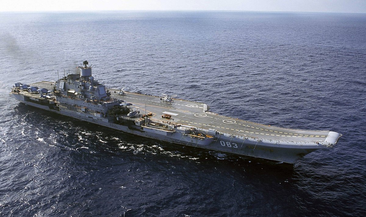 Rusijos lėktuvnešis "Admiral Kuznecov"
