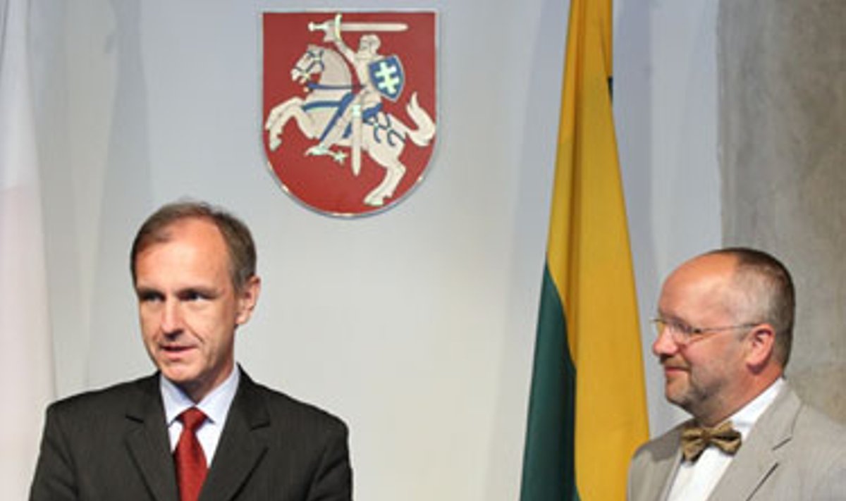 Bogdanas Klichas (kairėje) ir Juozas Olekas