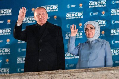 Recepas Tayyipas Erdoganas su žmona