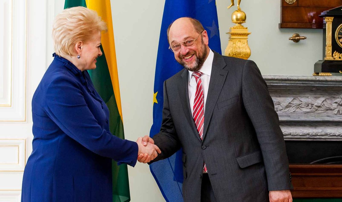 Dalia Grybauskaitė ir Martinas Schulzas