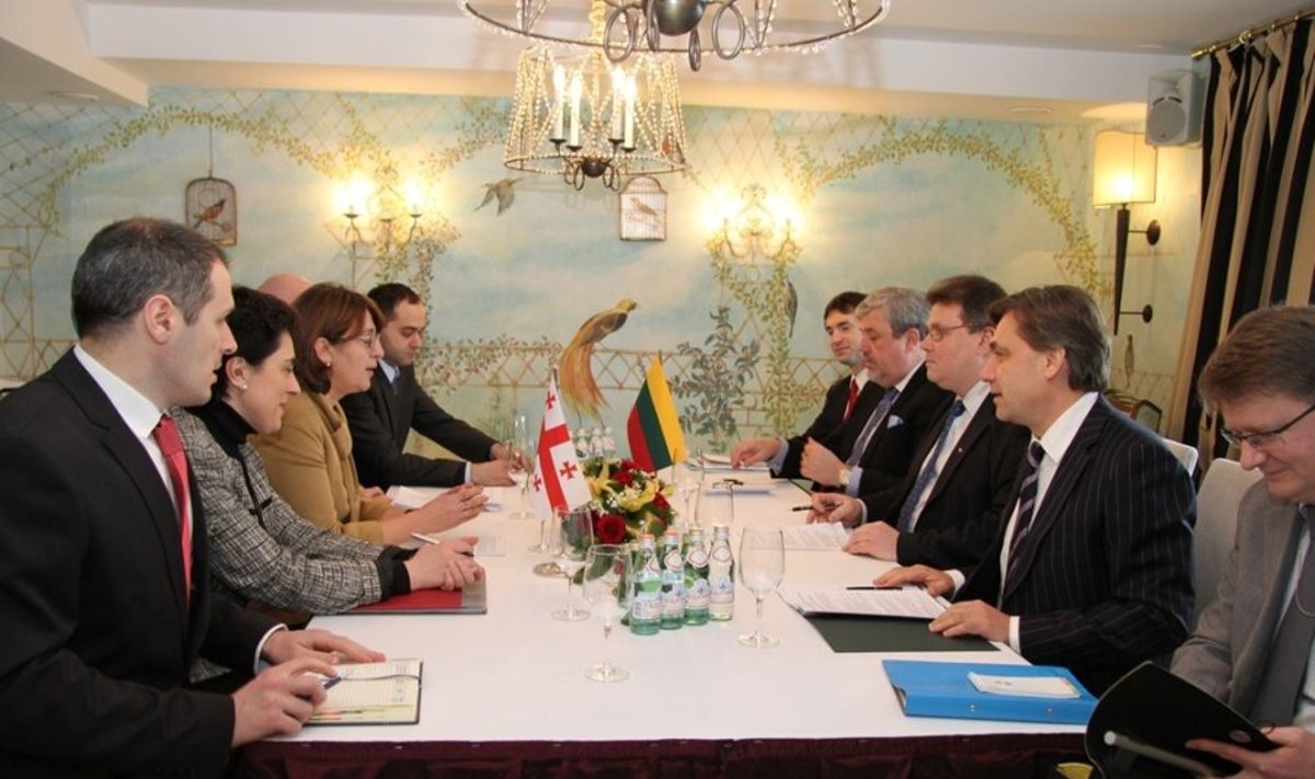 L.Linkevičius susitiko su Gruzijos užsienio reikalų ministre Maja Pandžikidze