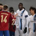 UEFA griežtai kritikuojama dėl rasistinių skanduočių Maskvos stadione
