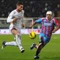 Atnaujintos rungtynės tarp „Catania“ ir „Roma“ klubų baigėsi taikiai