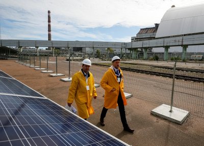 Černobilyje pradėjo veikti saulės enerijos stotis